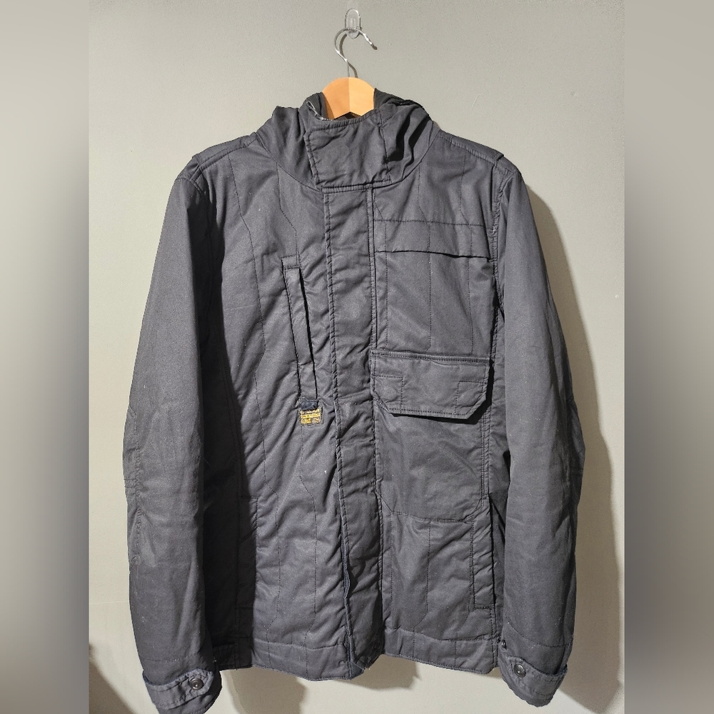 G-Star Men's Black Military Jacket